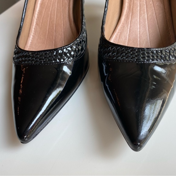 JOAN & DAVID CIRCA Marietta Patent Leather Weave Shoes in 9M - Picture 6 of 9